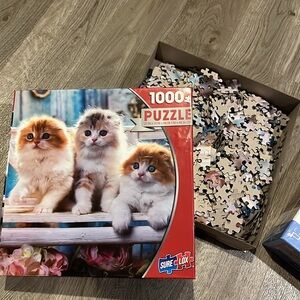 PUZZLE BUNDLE 2 kitten puzzles one NIB
